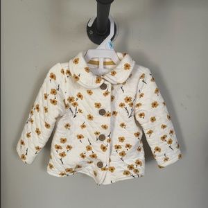NWOT Carter's Classic Floral Jacket for Kids - 12 mo